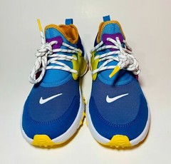 Nike React Presto Gs Sz 7Y Blue Multi Color Running Shoes CK1752 400 Wmns 8.5