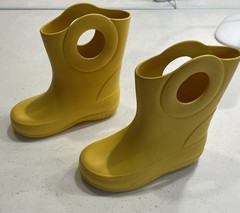 Okabashi Kids Yellow Kendall Rain boots Size 10 EU 27