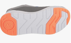 Stride Rite Boys M2P Journey 2 Sneaker, Grey Blue Orange Size 13.5 Wide US