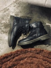 Dr. Martens 1460 Black Leather Boots UK 3 US 5L / 4M