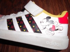 Adidas Shoes 12 K Disney Mickey Mouse unisex boys girls leather