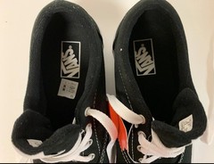 Vans Doheny Black Canvas Youth Size 2 EUR 32.5 Low Cut