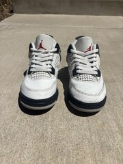 Jordan 4 Retro White Cement 2025 PS Size 12C IB4388-100 Fire Red/Summit White