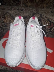 Nike Air Max Phoenix „Summit White/ Wolf Grey/Laser Fuchsia“ Size 5Y