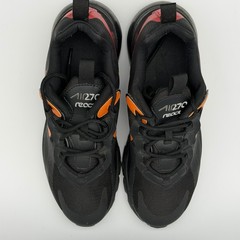 Nike Air Max 270 React Magma Lava Black Red Orange CV9638-001 Youth Size 6Y 7.5W