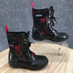 Bogs Boots Children 11 Sidney Lace Posey Winter Snow Multicolor Lace Up 72005009