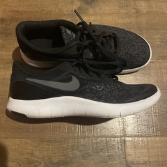 Nike Flex Contact (GS) 917932 Black Grey White Size 5.5Y Kids 917932-002
