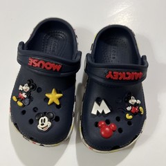 Crocs Disney Mickey Mouse Toddler Size C-7 Black Kids