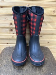 Lone Cone Insulating All Weather Mud Chore Boots Kids 11 Warm Buffalo Plaid