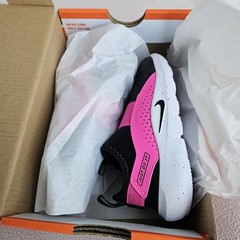 Nike Flex Runner 4 Slip-On Sneaker SZ 9C Black Pink IF2895-604