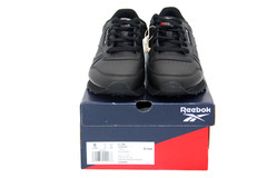 REEBOK CLASSIC LEATHER JUNIOR GZ6094 BLACK/BLACK RUNNING SHOE BIG KIDS