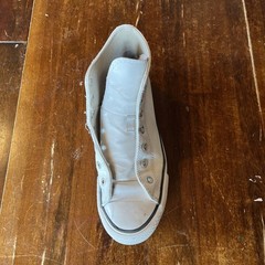 Converse Chuck Taylor All Star Move White Leather Platform High Top Kids Size 4