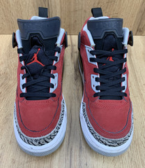 Jordan Spizike Unisex Kids Low GS Gym Sneakers FQ3950-600 Red Black Wolf Grey 6Y