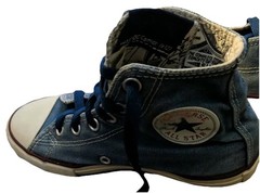 Converse Chucks DC Comics Superman Graphic Print Hi Top Sneaker Youth 13 CTAS