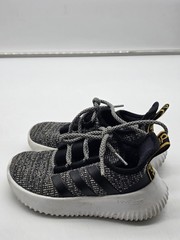 Adidas Cloudfoam Shoes Kids Size 11K Black Knit Running Sneakers EF7242 Damage