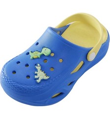 Clogs for Kids Slip On Slide Sandals Beach Pool Water Shoes Blue Little Kids Sz3
