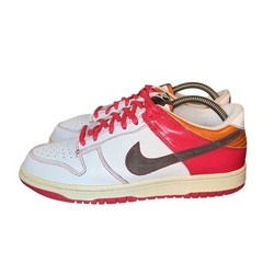 Nike Dunk Low Kids Sneakers White Red Orange Brown Low Top Shoes 7Y