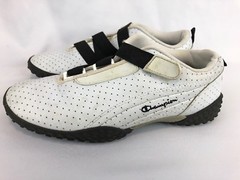 Champion Youth Shoes White / Black Strap Youth Size EUR 38 / UK5 / US Size 6.5