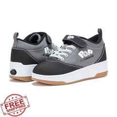 Heelys Pop Pro Black/Castlerock Size 2 Little Kid
