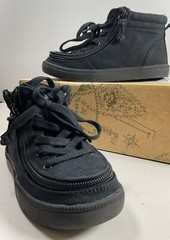 Billy Harmon High Footwear Shoes Full Zip High Top Sneaker Black Kids Size 13M