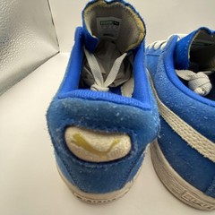 PUMA Suede Shoes Youth Size 7 Blue Suede Low Top Athletic Sneakers 355110-02