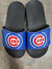 Chicago Cubs Youth Big logo Slide,Sandal
