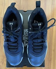 Steph Curry YOUTH Basketball Shoes 3ZERO IV in Black (Size 7Y) by Under Armour