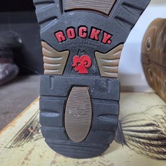 Size 7m Rocky Kids Old Town Pull On Boots 7″ Tan Youth Leather