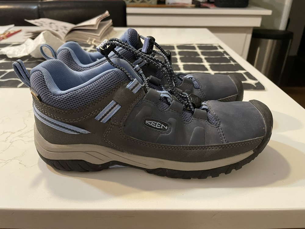 KEEN Navy Blue Hiker All Terrain Boots Athletic Sneaker Youth Big Kid Size 5 EUC