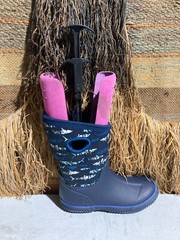 UNKNOWN RUBBER RAIN WINTER BOOTS SIZE 5