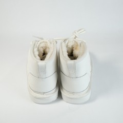 UGG Kids‘ Neumel II Leather Chukka Boot White 1136847K Size 1 NWOB