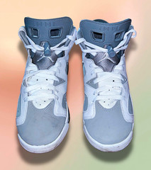 Air Jordan 6 Retro Cool Grey White 2022 384665-100 Youth 6.5Y Shoes