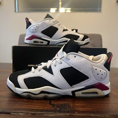 Air Jordan 6 Retro Low GS Fuchsia 2015 Shoes Size 6Y/Women’s 7.5 NEW 768878-107