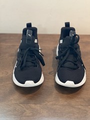 Size 1Y PUMA – Juniors Contempt Demi Running Fitness Sneakers Black/White 193470