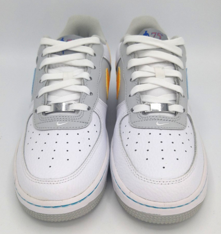 Size 6.5Y Nike AF1 Low EMB NBA 75th Anniversary Fiesta (Spurs) DJ9993-100