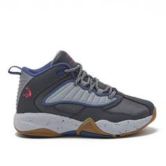 SHAQ Speed Demon Mid Kids 6 Gray Blue Colorblock Lace Up Athletic Sneaker Size 6