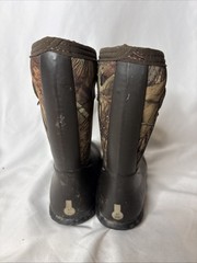 BOGS Kids’ York Camo Waterproof Pull On Insulated Rain Boots Size 13 Mossy Oak