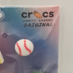 New Original Jibbitz Crocs Jibbitz Charms: Uniquely You Baseball Team 5 pc Pack