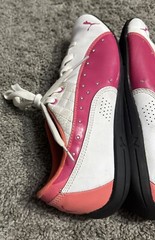 Puma Drift Cat Driving Lace Up White Pink Fitness Fashion Shoes 305185 01 D94 7