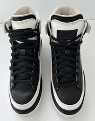 Converse Unisex Kids Rivals Pro Leather X2 High Top Black /White Size B4 G5.5