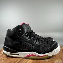 Nike Air Jordan 5 Retro GG ‚Black-Deadly Pink‘ 440892-029 4Y Basketball Shoes