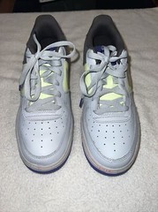 NIKE Air Force 1 Low GS Dunk Sneakers Youth Sz 7Y Athletic Shoes CT1628-001 042