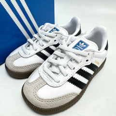 ADIDAS Samba OG EL I Cloud White Core Black Gum IE3679 Toddler shoes 6K