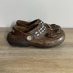 Crocs Star Wars Chewbacca Copilot Clogs Kids J1 Youth Brown Limited Edition