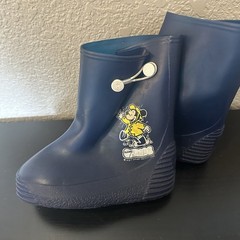Mickey Mouse Rain Boots Disney Pals Kids Size 13 Slip On Galoshes Disneyana 1980