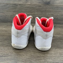 ASICS Matflex Wrestling Shoes Kids Size 2 White Black Red High Top 1084A011