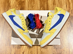 Nike Air Jordan 1 Retro Low OG SP Travis Scott Canary PS Size 13.5C DZ5909-700