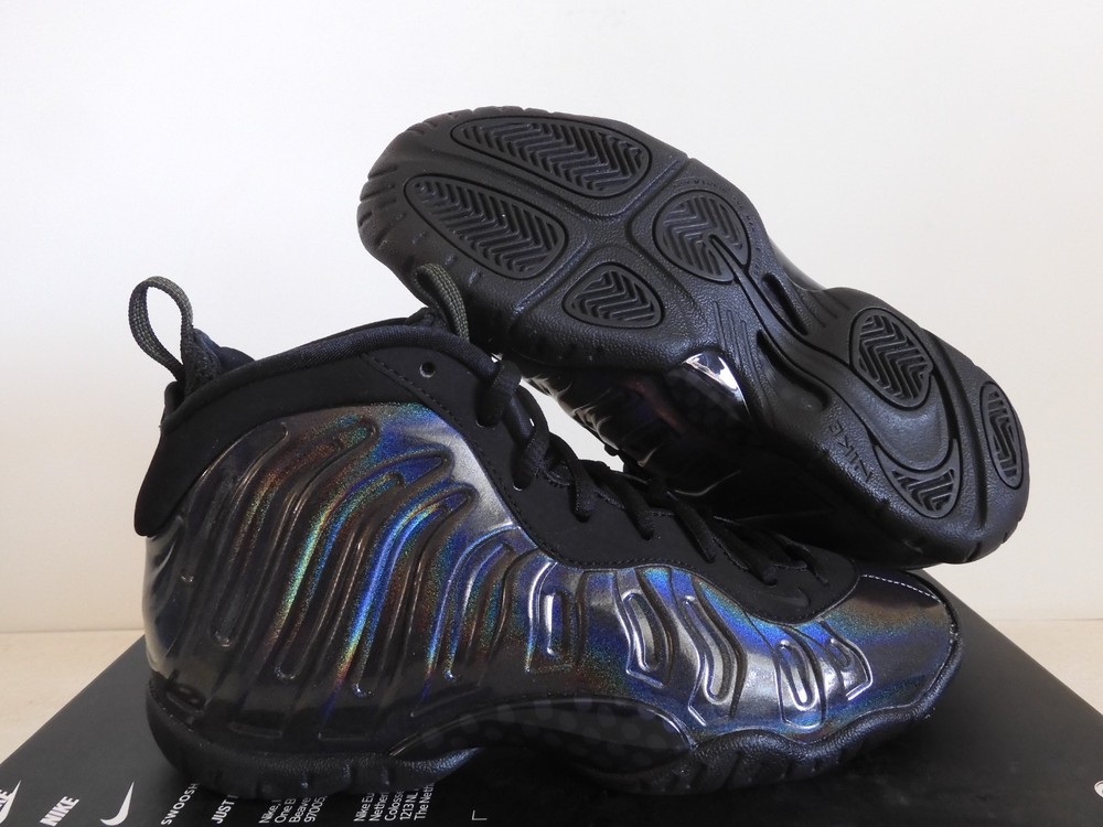 Nike Little Posite One (Gs) Legion Green-Black Sz 3.5Y [644791-301]