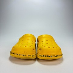 Luofu Clogs Slip On Yellow Lightweight Comfort Shoes Casual Youth Size 12