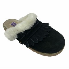 L’amour leather scuff slipper size 2